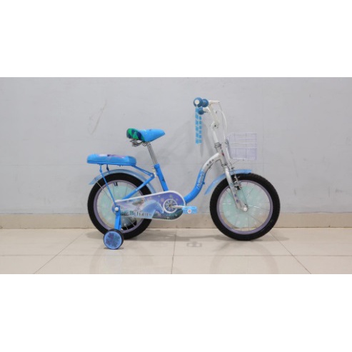 Instan Sepeda Anak Element Kids Bike Disney Series Frozen 5.0 Frame Teen Steel Garansi Original SNI-12 Inchi