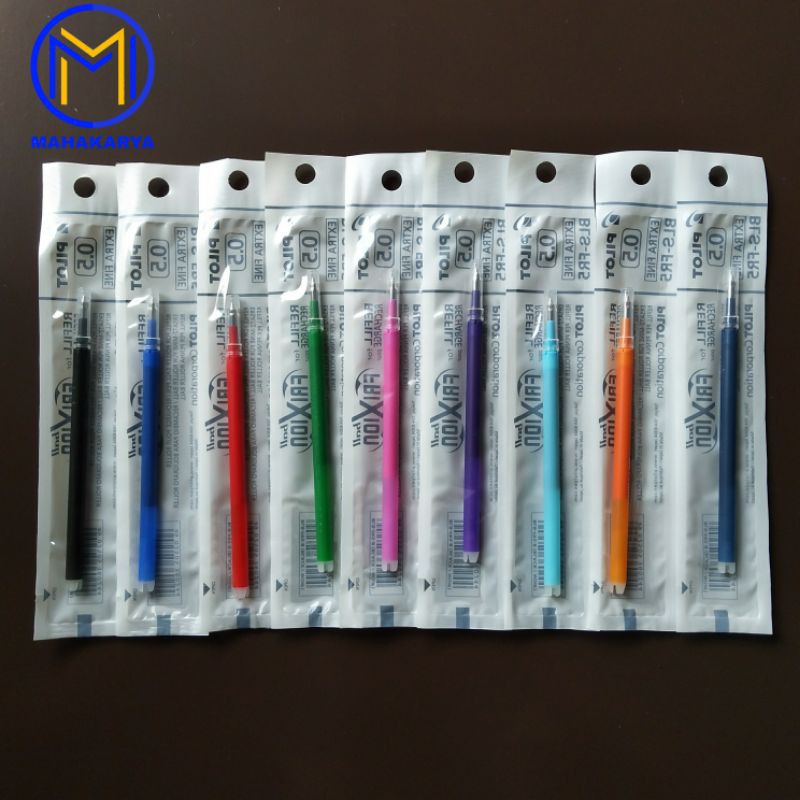 

Refill Isi PILOT Frixion Clicker / Ball 0.5 & 0.7 BLS-FR Warna Warni