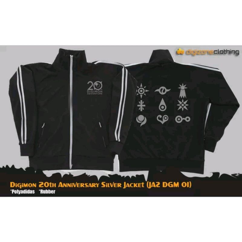 Digimon 20th Anniversary Silver Jacket (JAZ DGM 01)