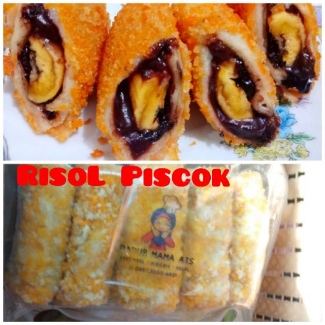 

Risol pisang coklat