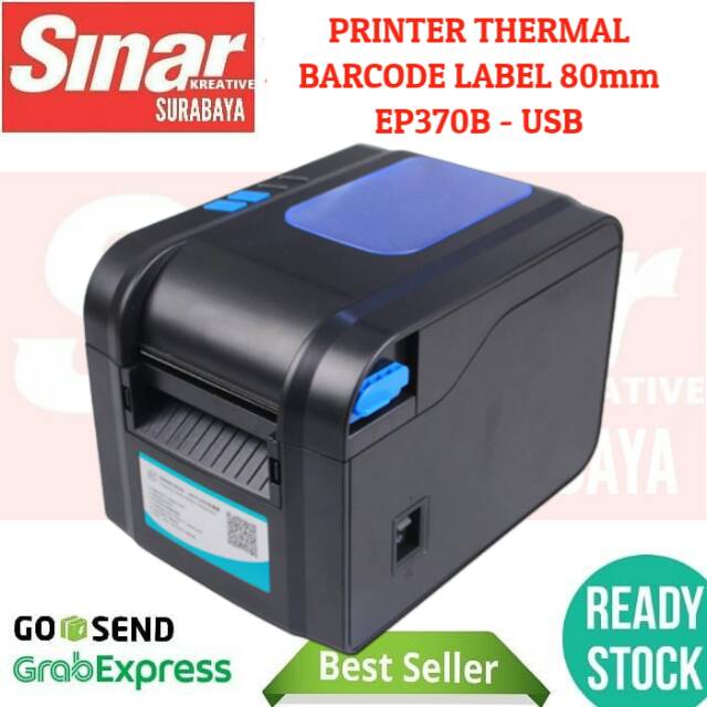 Jual Printer Barcode Label Thermal Mm Ep B Usb Indonesia Shopee Indonesia