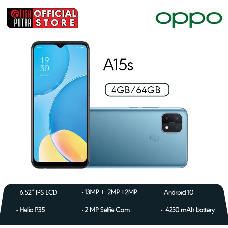 OPPO A15s (Ram 4GB, Rom 64GB, HD + Screen, Ultra Slim, AI Triple Camera, Soloop Video Eiting)-7