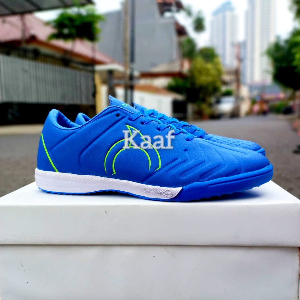 Sepatu Futsal Ortuseight Forte Orochi Fg Blue Green l COD Sepatu Bola l Futsal Ortus Forte  Original