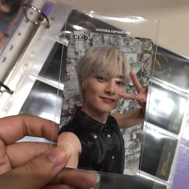 photocard pc clio ayen jeongin i.n