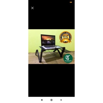 Meja Laptop portable dengan kipas pendingin