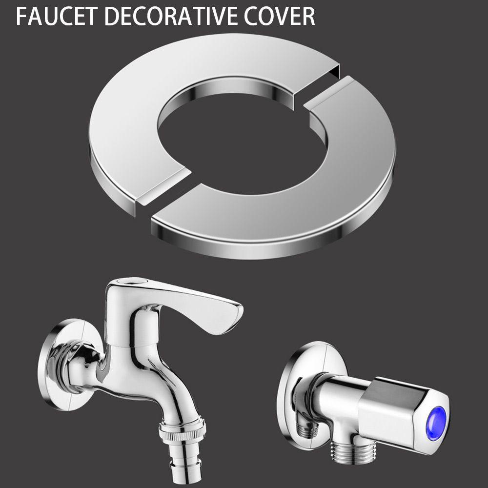 Kran Nanas Penutup Hias Shower Dapur Flange Cover Wall Flange Stainless Steel Aksesoris Keran