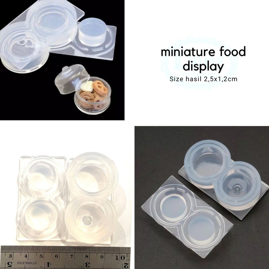 Miniature 3d mold miniatur 3d cetakan display makanan mini