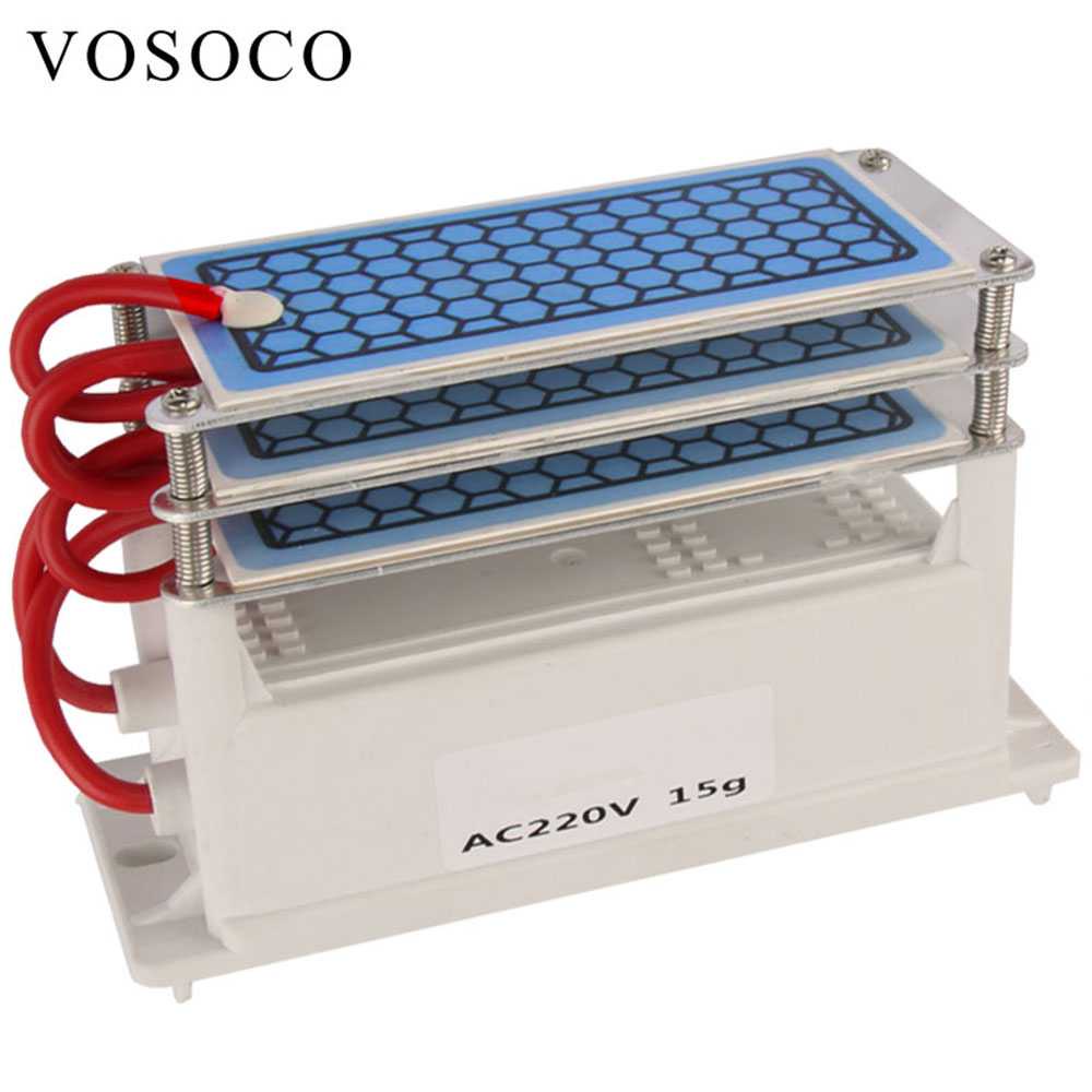 (BISA COD) RVOSTR VOSOCO Ozonizer DIY Ozone Generator Portable Air Purifier 15g/h VOS15