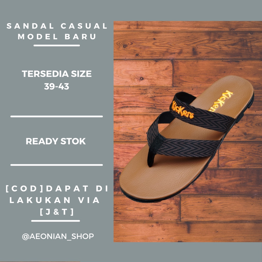 (PREMIUM) Sandal Wakai Pria & Wanita Original Selop Jepit