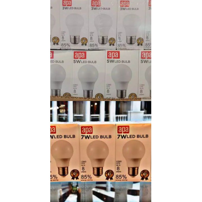 APA BOHLAM LAMPU LED 3W,5W,7W,DAN 9W/ACE HARDWARE LAMPU LED APA MURAH DAN BERKUALITAS/BOHLAM LED APA