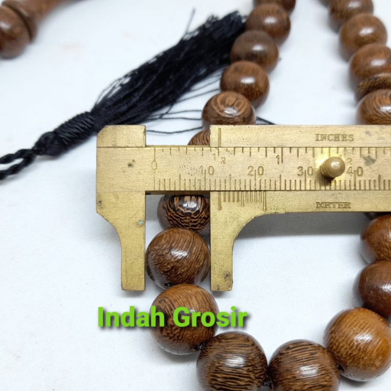 TASBIH GALI KELOR 12MM 33BUTIR DI JAMIN NATURAL