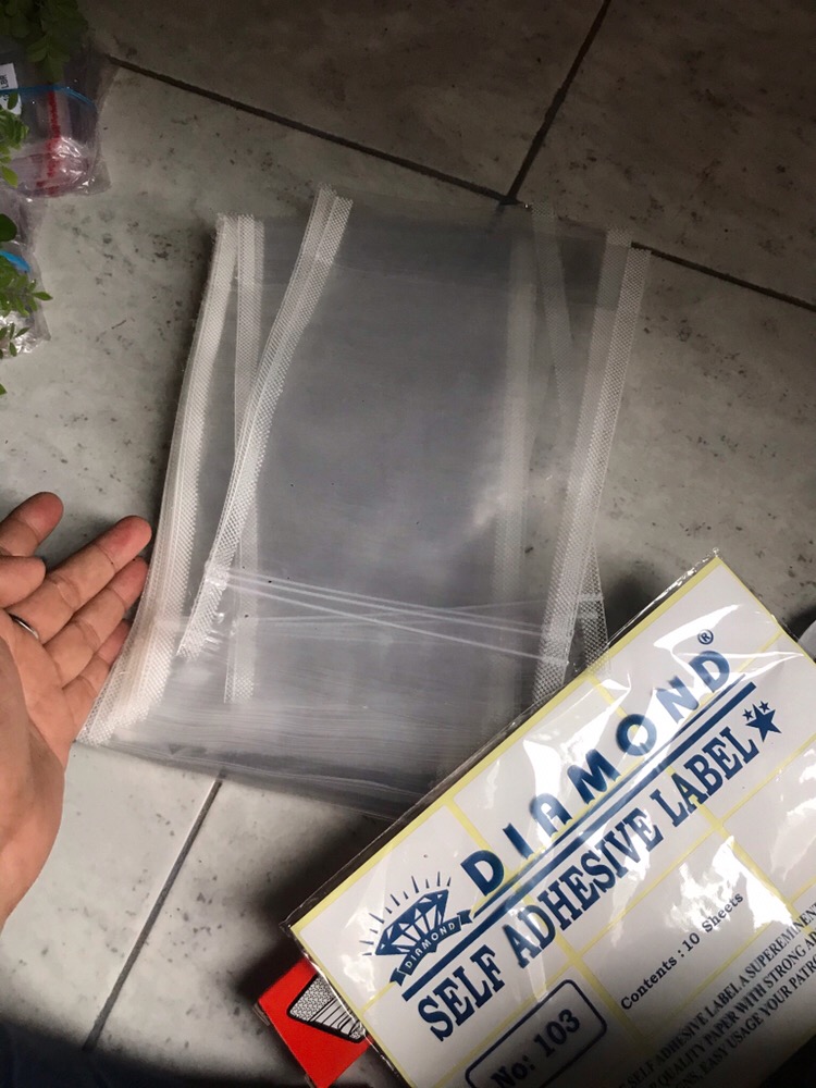 Plastik Standing Pouch / Plastik Makanan Kemasan Berdiri 14x22 Cm