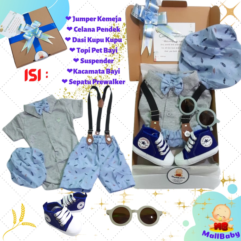 Hampers Bayi Laki Laki Kado Baby Boy Newborn Gift Parcel Murah Cowok