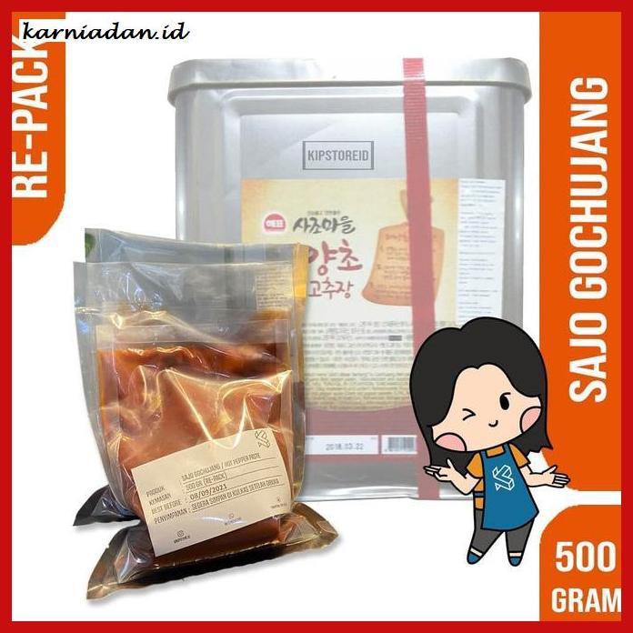 

gnidderdsaus- sajo gochujang hot pepper 500 g |sajo saus pedas korea -asliiiiii.