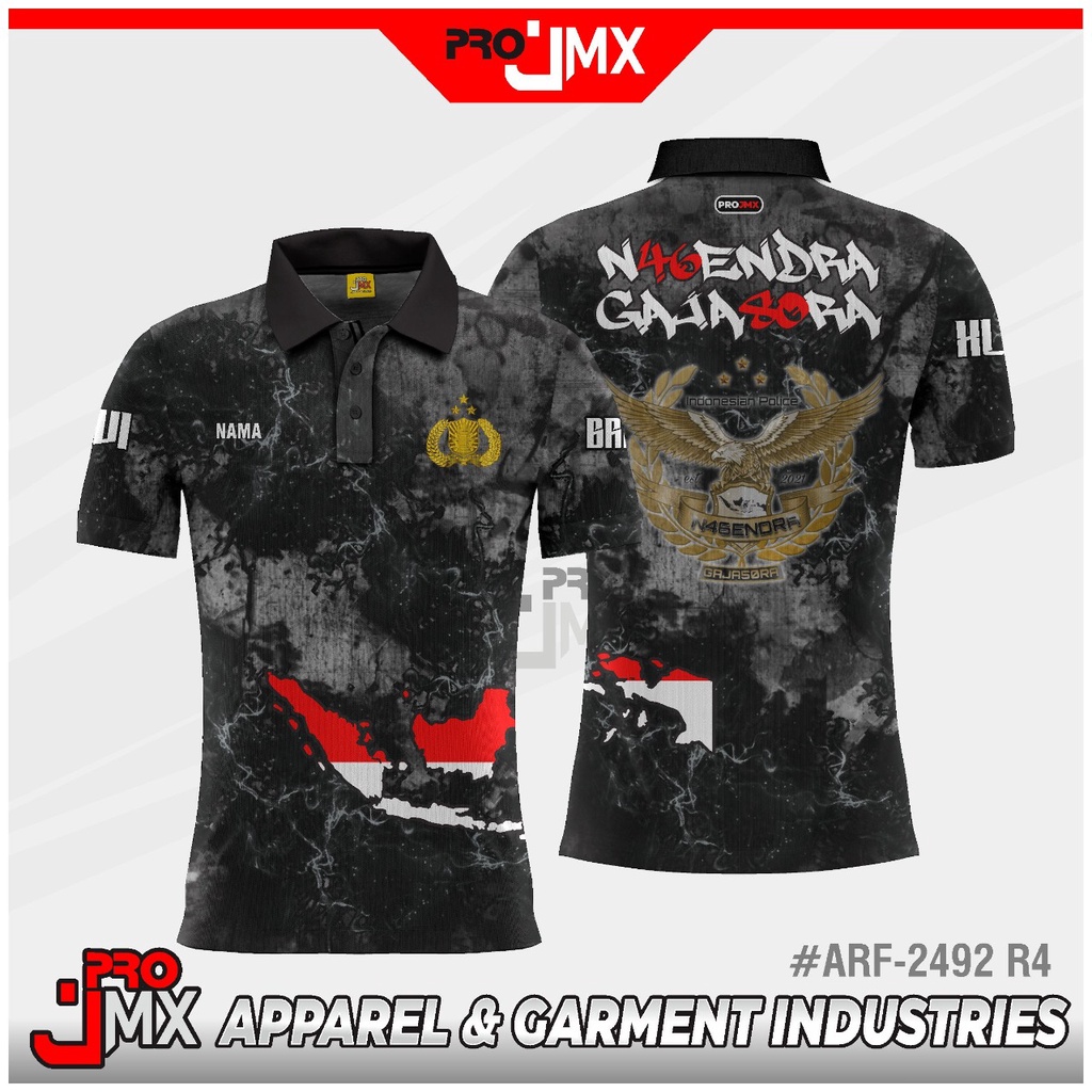 KAOS JERSEY POLRI / N46ENDRA GAJA50RA / PROJMX