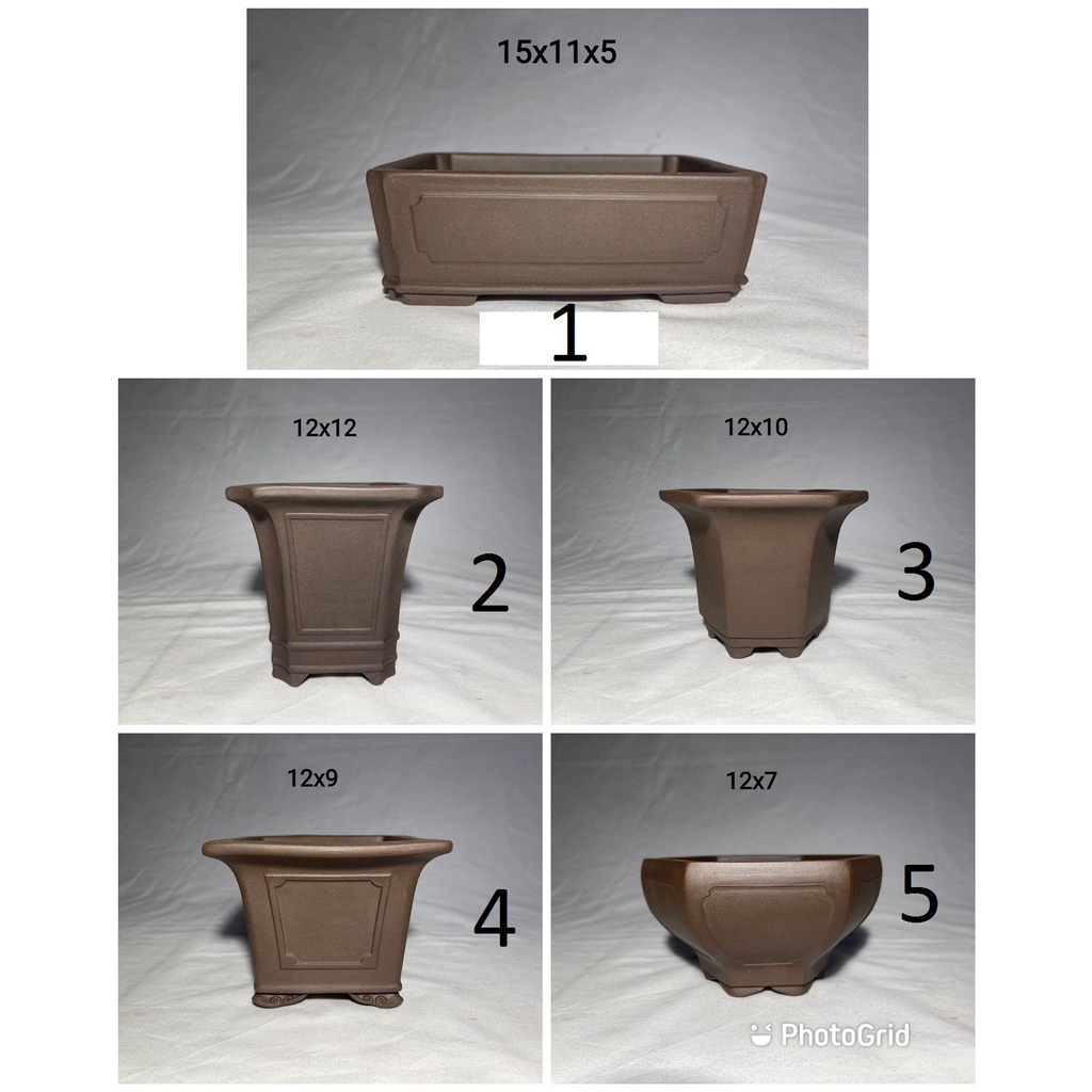 NEW !!! 20cm Pot Keramik Bonsai Bunga Import Murah Berkualitas Model kecil mame