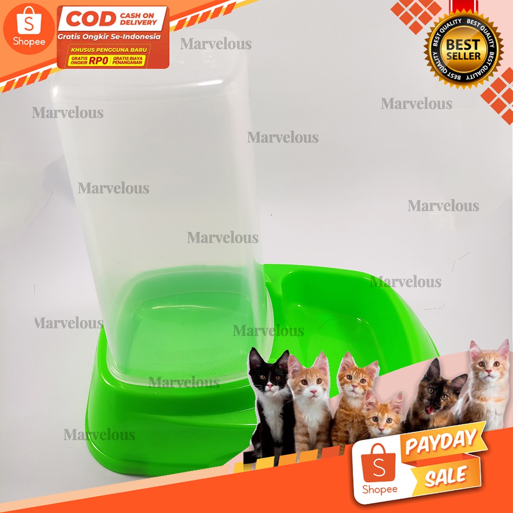 Tempat Makan Kucing Dispenser Plate Ukuran Besar / Aksesoris Kucing