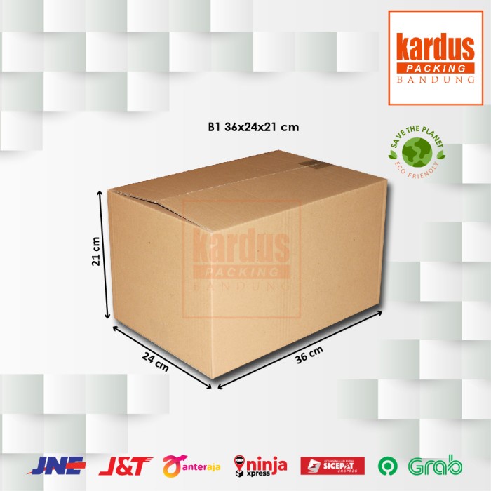 

Kardus Box Karton Dus Kotak Packing Sembako Polos Uk 36x24x21