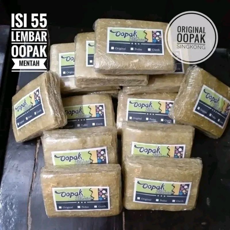 OPAK SINGKONG MENTAH GURIH RENYAH SUPER TIPIS 250gr