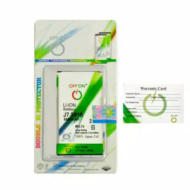 Baterai Batre Batrai Double Power OFFON Samsung Galaxy J7 2016 J710 EB-BJ710CBE Original Battery