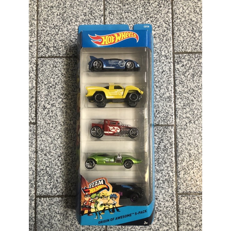 Hot Wheels Origin of Awesome 5 Pack Sealed