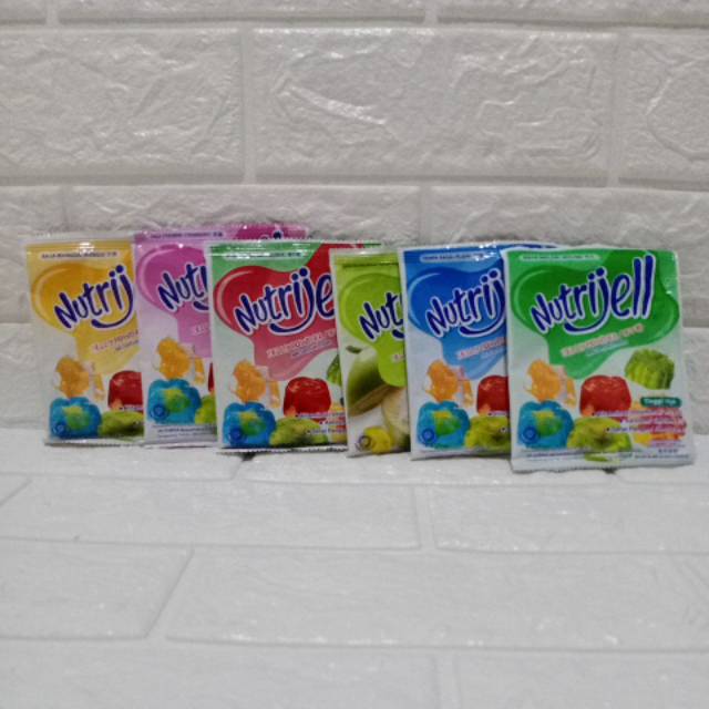 

Nutrijell varian rasa buah 15 gram , nutrijell rasa buah jelly powder