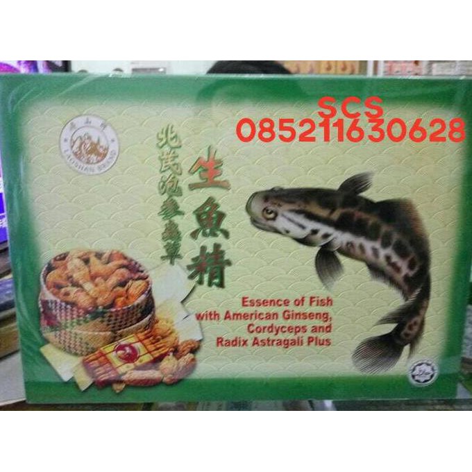 

Lai Shan Brand Essence Of Fish. Ekstrak Pati Ikan Gabus/ Haruan