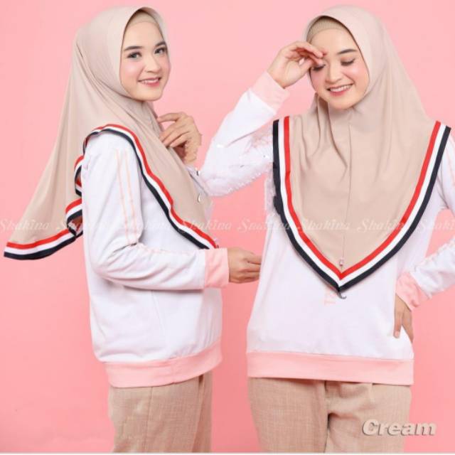 Hijab Sporty SKJ | Sporty Hijab | Jilbab Olahraga | Hijab Olahraga ori