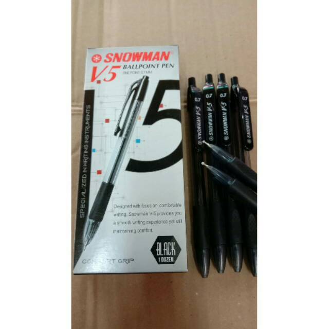 

Pulpen snowman V 5 (Acb Berkah Stationery)