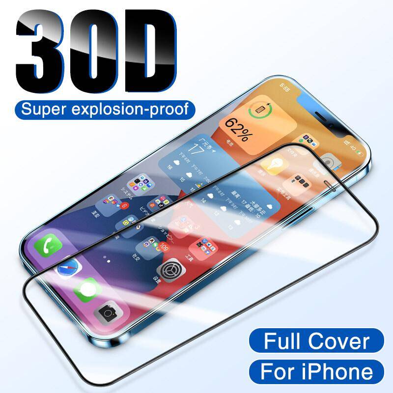 Pelindung Layar Tempered Glass 30d Untuk Iphone 13 Pro Max Mini 13pro Max