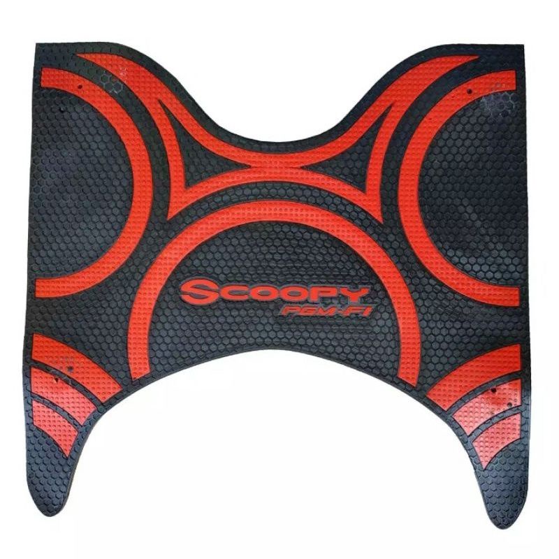 Karpet karet Scoopy, Karpet motor, Alas kaki Motor Scoopy bahan tebal anti licin