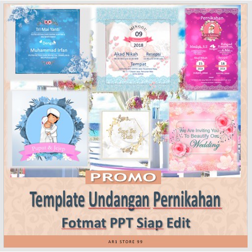 Template Video Undangan Digital Format Ppt Siap Edit Gratis Ongkir Shopee Indonesia