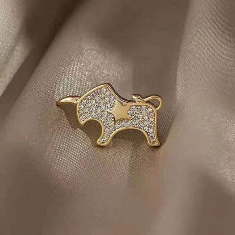 Candy Jewelry Fashion Korean Butterfly Brooches Gold Color Pearl Brooch Pins Rhinestone Breastpin for Women bros hijab-#45