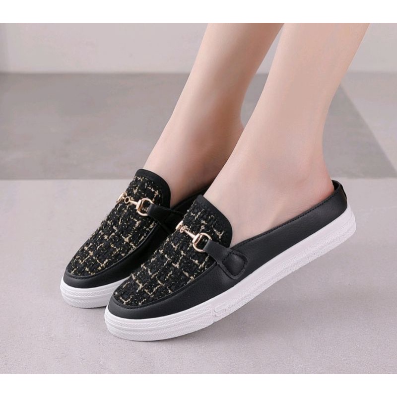 Sepatu Slip On Fashion Wanita Import 621 Terbaru Sepatu Kiky Kasual Mary Janes Premium Quality SP 552 Bisa Cod