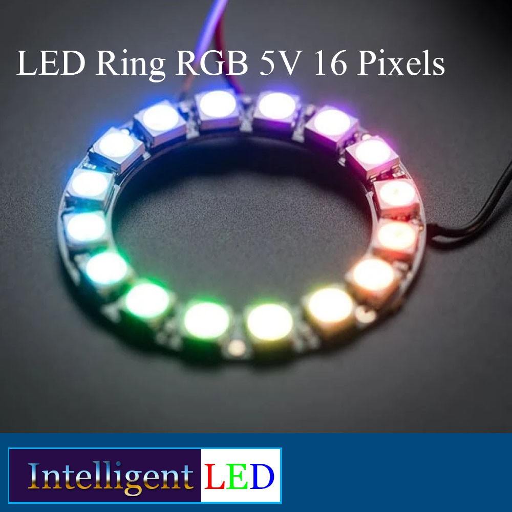 LED Ring RGB 5V 16 Pixels LED support Arduino