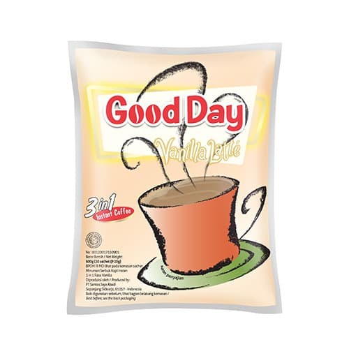 

vd201r Good Day Kopi Vanilla Latte Bag (30 Sachet@20 Gram) Ds20X11