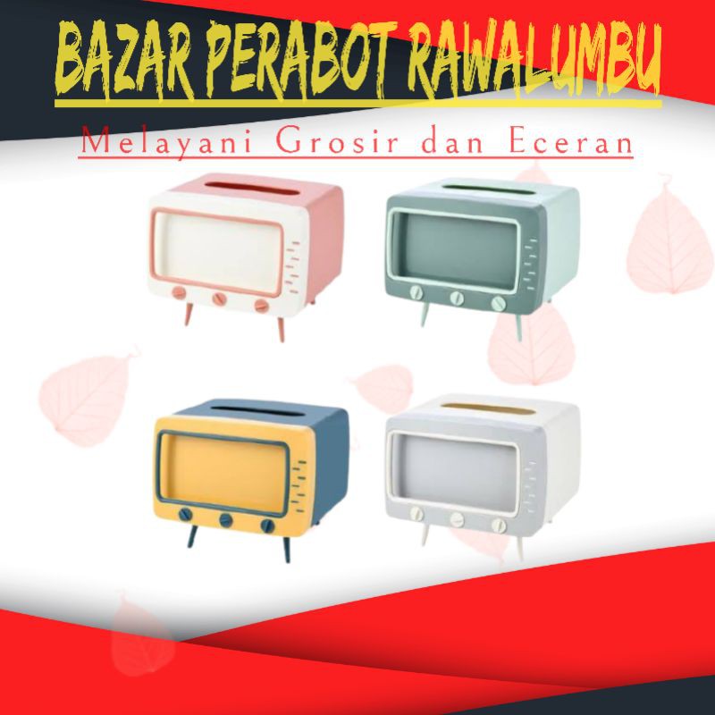 TEMPAT TISU BOX TV / KOTAK TISU MODEL TV