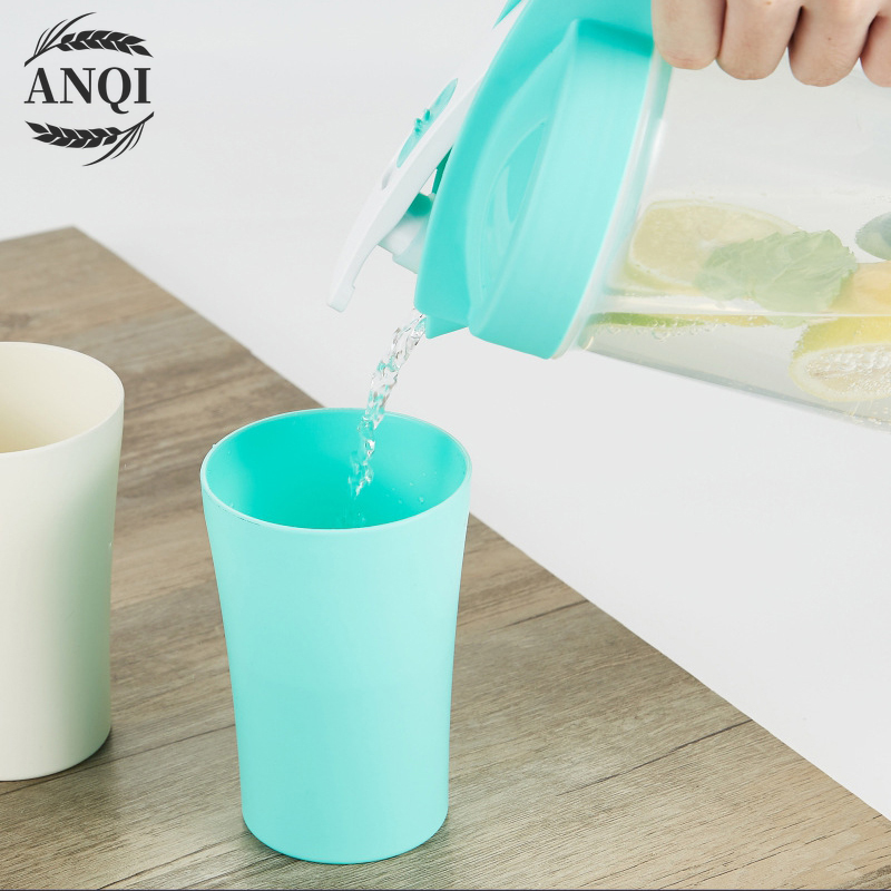 Teko Set 5in 1 Teko Gelas Set/Travel Cup/Water Mug / Cangkir Air Warna Warni Eskan Air Minum