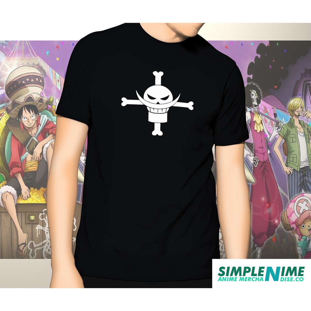 Kaos Anime One Piece Shirohige simple 24s | One Piece Shirohige
