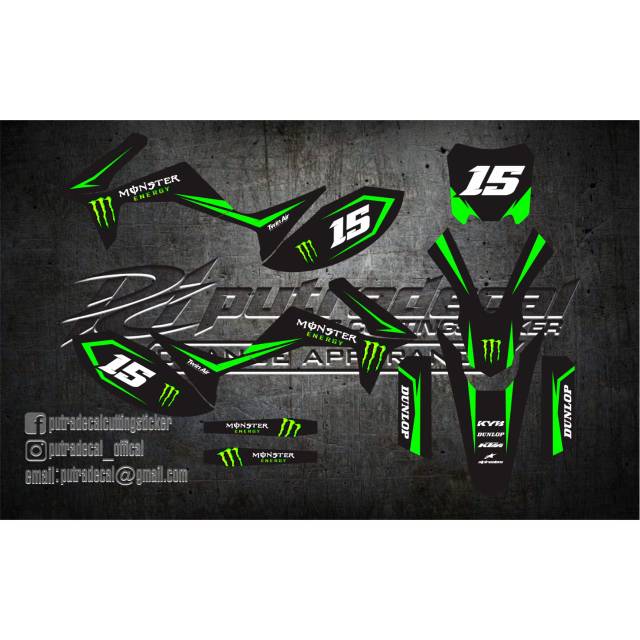 Decal motor viar 200/150gt