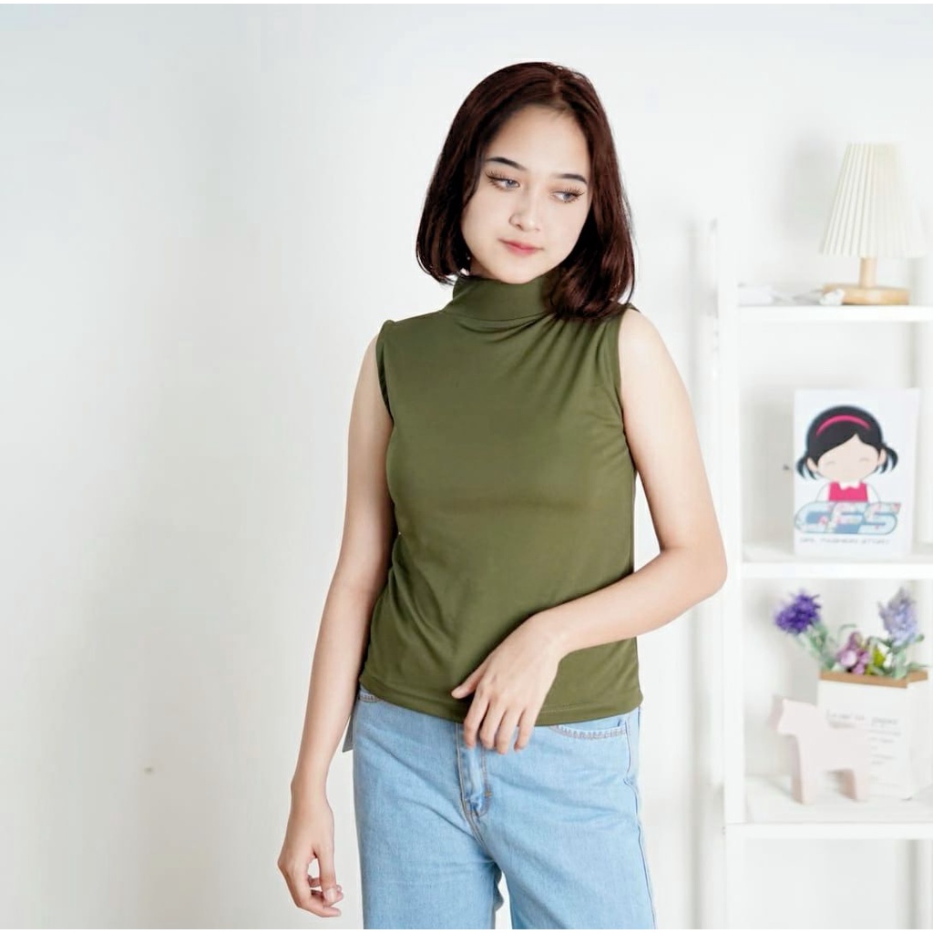 GFS MANSET TANKTOP TURTLE NECK JERSEY