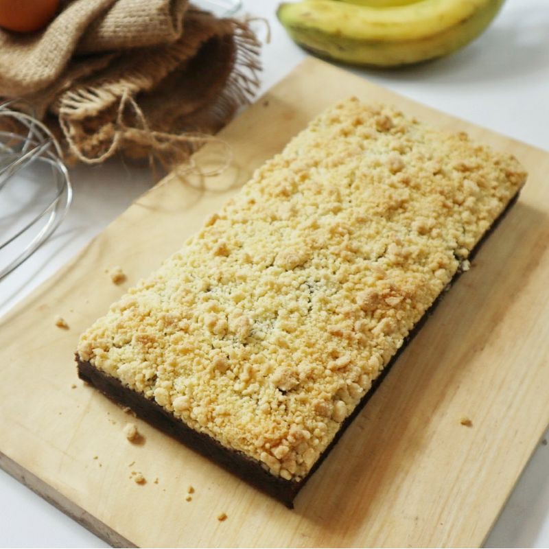 

Brownies Pisang Crumble Premium