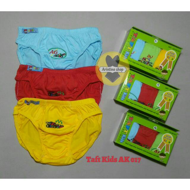 (1pcs) Cd Anak Taft Kids AK 017 Laki Laki | Celana Dalam Anak Cowok |tx