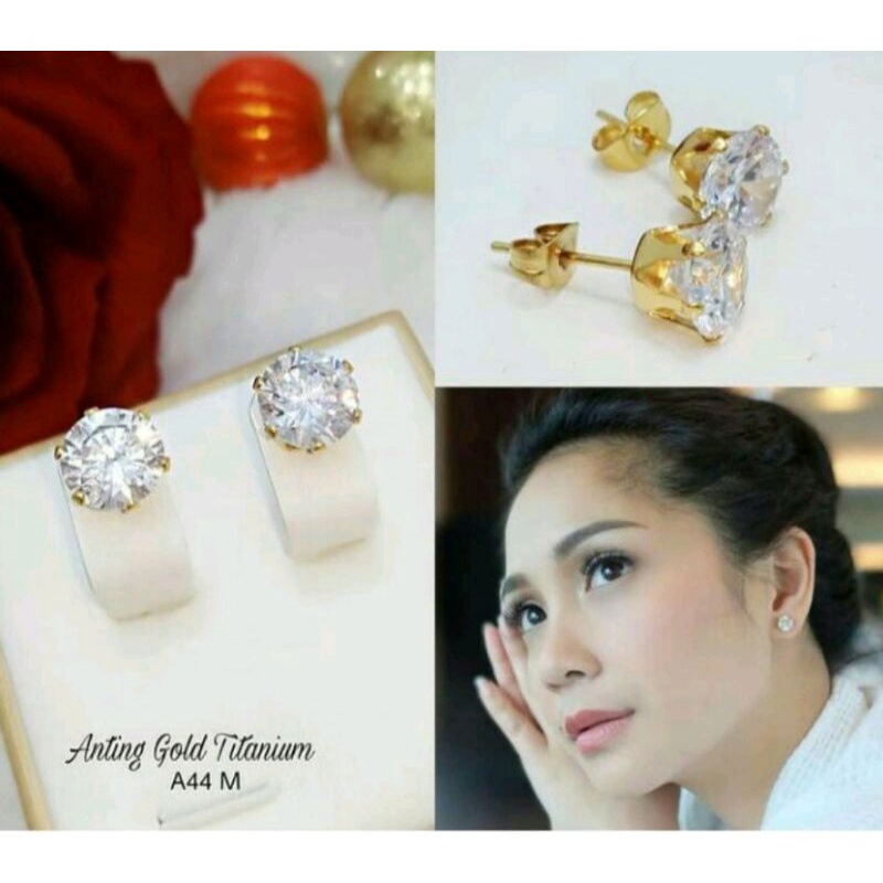 ANTING TUSUK PERMATA/ANTING JARUM/ANTING DEWASA/ANTING YAXIYA/ANTING TUSUK XUPING