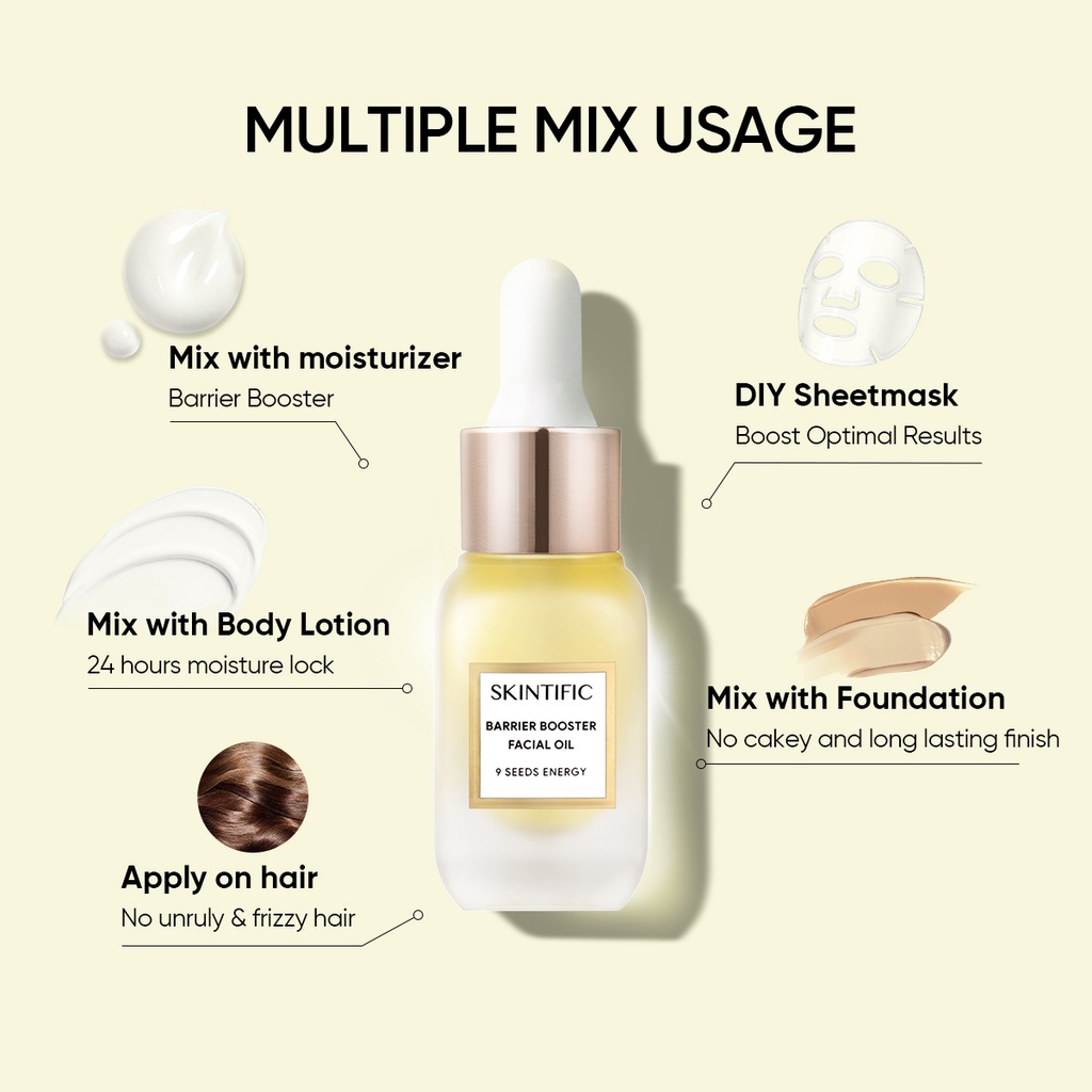 【Ready Stock】ori SKINTIFIC Double Radiance Set Moisturizer + Facial Oil + Niacinamide Serum/ Double Acne-free Set Moisturizer + Facial Oil + Acne Serum  / Double Barrier Repair Set Moisturizer + Facial Oil + Ceramide Serum/ Double Hydrating Set Packet HOT