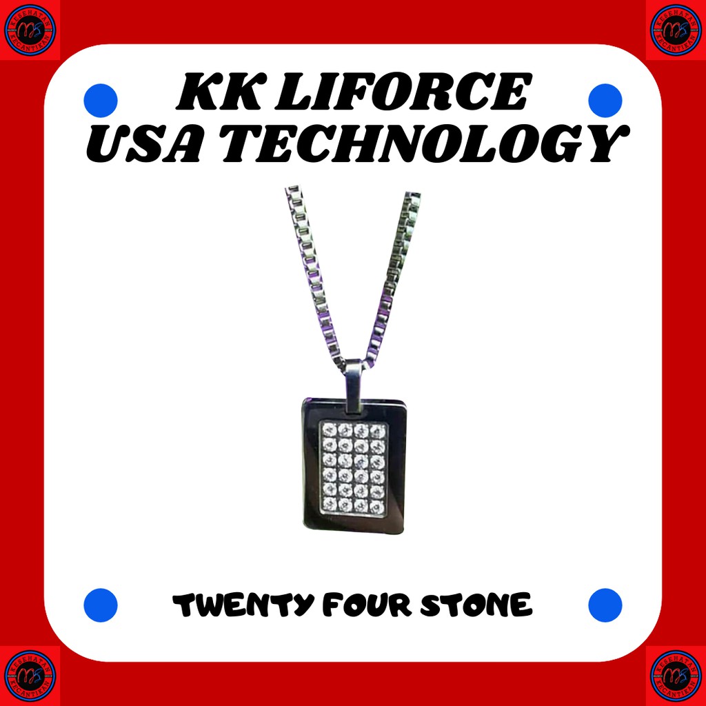 Kalung Kesehatan KK LIFORCE 24 STONE'S