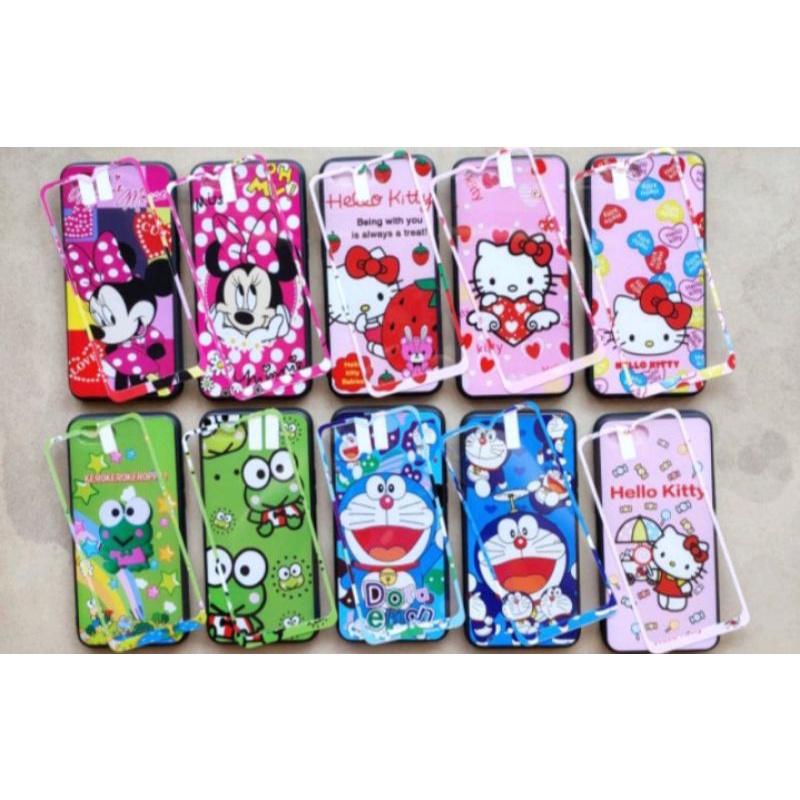 Case/Casing/Softcase Karakter Unik + TG Redmi Note 10/Redmi Note 10S/Redmi Note 10 Pro