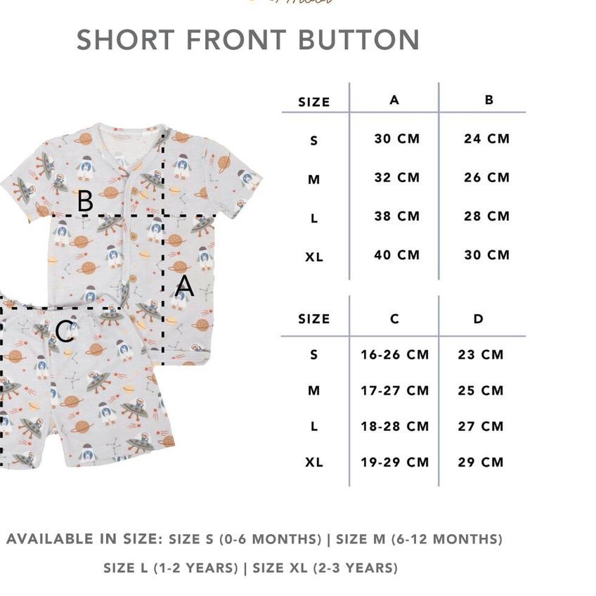 Setelan Piyama Panjang Setelan Piyama pendek Premium Patpat by MOOI piyama anak baju tidur anak 0-3 