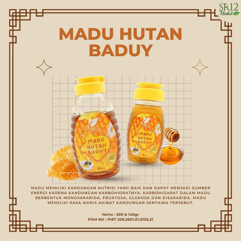 

SR12 Madu Hutan Baduy - Madu Asli - Madu Murni