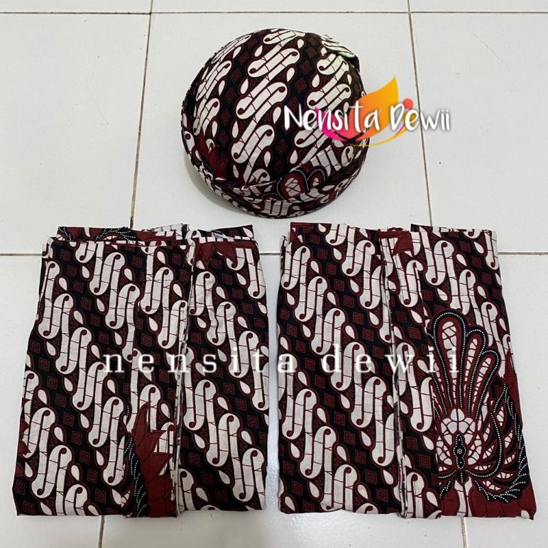 Set Prewed / Baju Couple Adat Jawa - Solo, Motif Parang Garuda